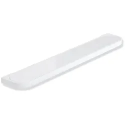 Hewi System 800 Ablage 800.03.10060AS 600mm, Platte Acrylglas, Halter und Becher weiß matt