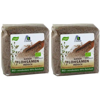 Flohsamen Indisch ganz Bio 2x 2x300 g