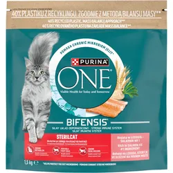 PURINA ONE Bifensis Sterilcat Katzenfutter mit hohem Lachsanteil 1,4 kg