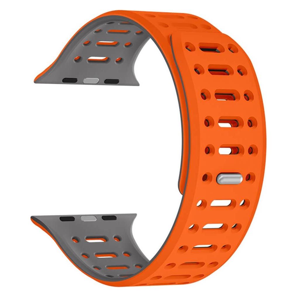 Cover-Discount Apple Watch 44/45/46/49mm - Silikon Sportarmband zweifarbig (Silikon) (49832841)