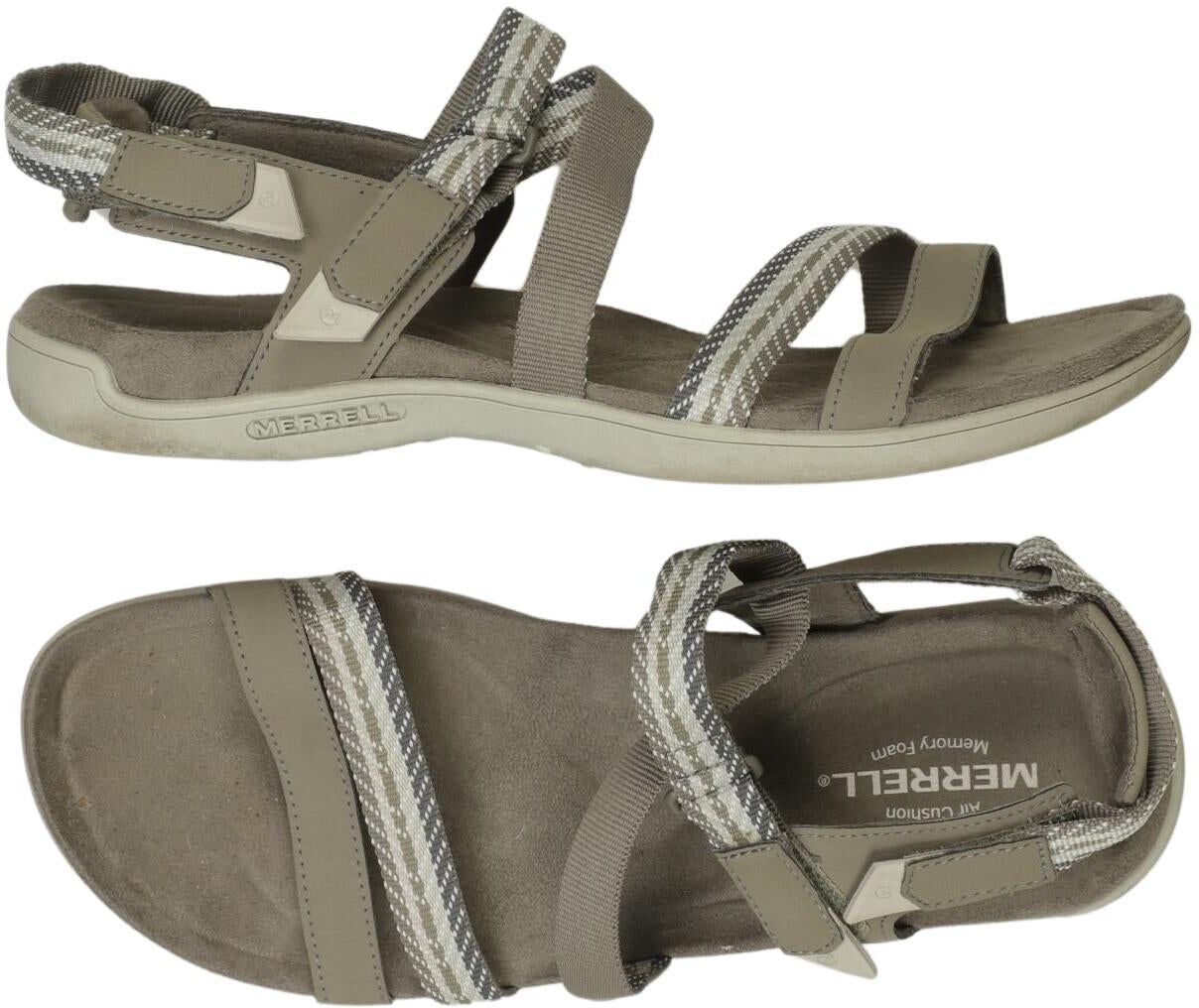 Merrell Damen Sandalen, Beige, Gr. EU 39, kein / Etikett - Second Hand