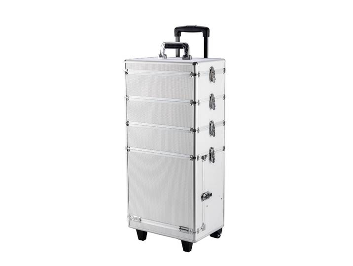 Kosmetikkoffer Trolley GLAMOUR silber