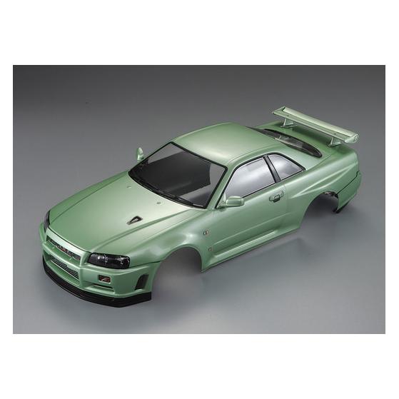 killerbody Karosserie Nissan Skyline R34 195mm Champagner Grün lackiert, RTU all-in (KB48646)