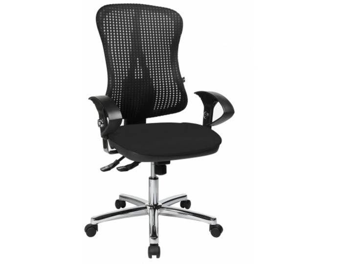 HJH SOLUTION DELUXE AL.U2 - Profi Bürostuhl Schwarz