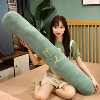 Uplift Essentials Rectangular Multi Functional Bolster Pillow Soft Long Cushion For Pregnancy, Side Sleepers, And Bed Reading green 100 Cm (39.4 In)