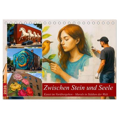 Zwischen Stein und Seele (Tischkalender 2026 DIN A5 quer), CALVENDO Monatskalender