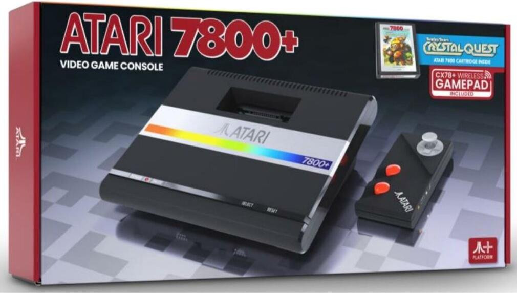Atari 7800+ Retro-console Transparant