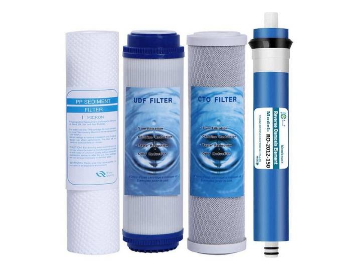 LuxusKollektion Filter-Set Wasserfilter-Set RO-System 5-Stufig