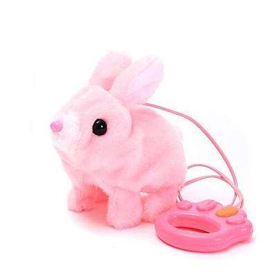Mein realistisches Kaninchen-Spielzeug Interaktive elektronische Haustier-Spielzeuge Kaninchen können gehen Ostern Plüschstofftier Kaninchen Spielzeug Bildungs Spielsachen für Kinder