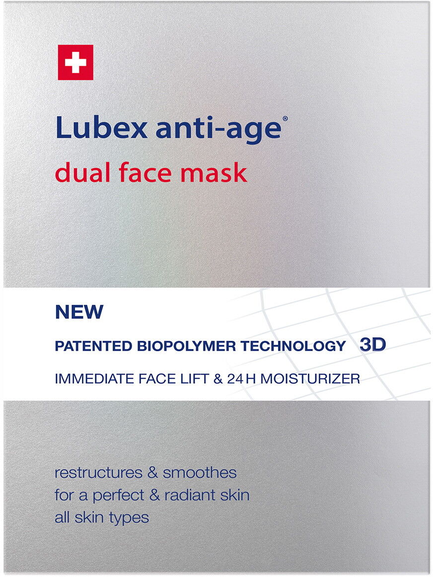 4 Stück Lubex anti-age Dual Face Mask