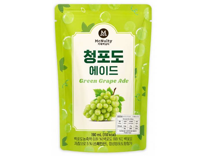 McNulty groene druivendrank 190 ml