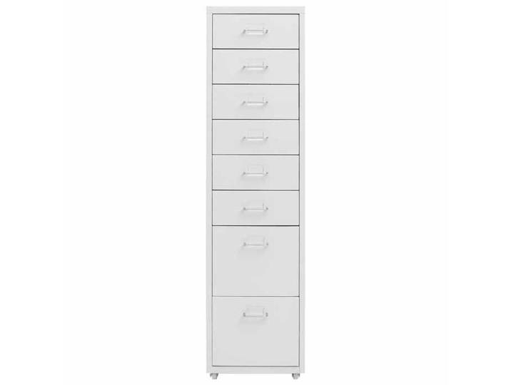 Métal Armoire à dossiers moderne - Classeur mobile - Gris 28x41x109 cm Métal CC932