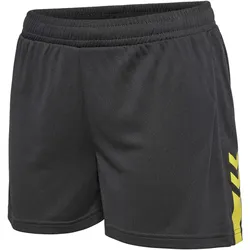 hummel Active Shorts Damen 2246 - obsidian/sulphur spring S