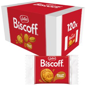 Lotus Kekse Biscoff Cream, laktosefrei & vegan, einzeln verpackt, 1320 g, 120 Stück