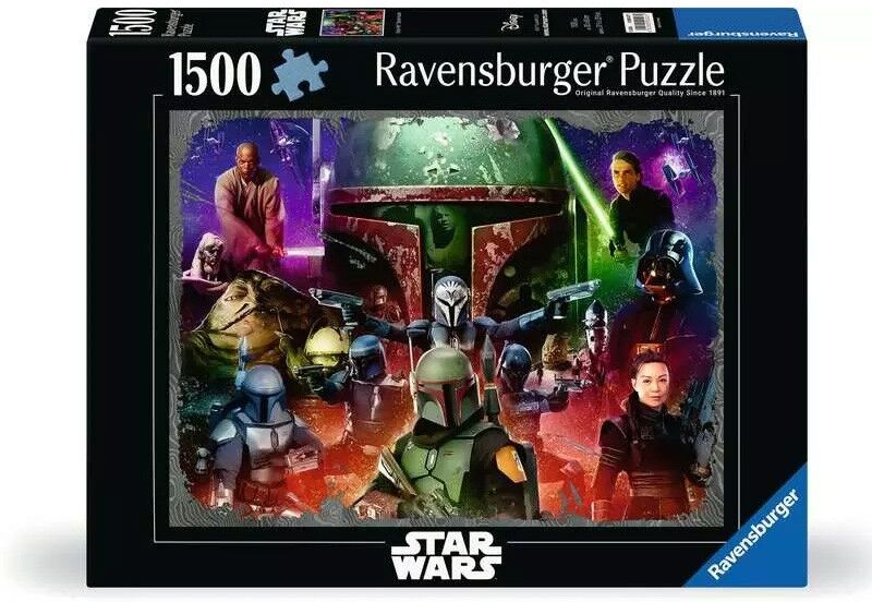 Ravensburger Puzzle 1500 pièces - Boba Fett, chasseur de primes / Star Wars The Mandalorian