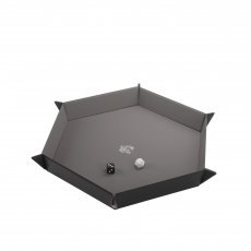 Gamegenic Magnetic - Würfelteller - Hexagonal Black/Gray 295201