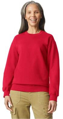Gildan SF000 Softstyle Midweight Crewneck Sweatshirt in Red size 3XL   Fleece