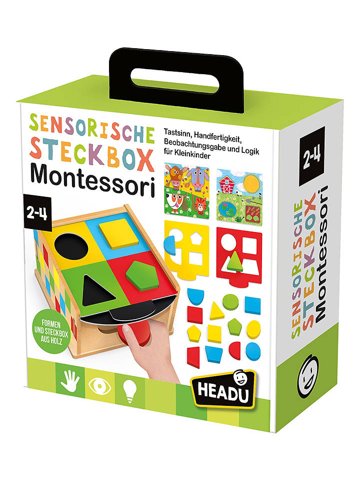 Headu Sensorische Steckbox Montessori - ab 3 Jahren - onesize