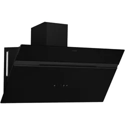 Klarstein Alina Dunstabzugshaube | EEK A | Touch | LED-Beleuchtung | Abluft/Umluft | 615 m3/h Schwarz