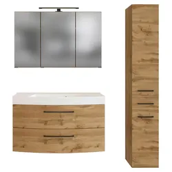 Badezimmer Manchester 3-tlg. ca. 130 cm Eiche Wotan