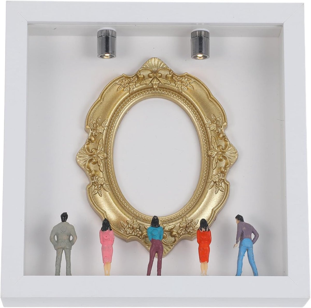 Museum Schaduwdoos Display Lijst Wit - 169 x 169 cm