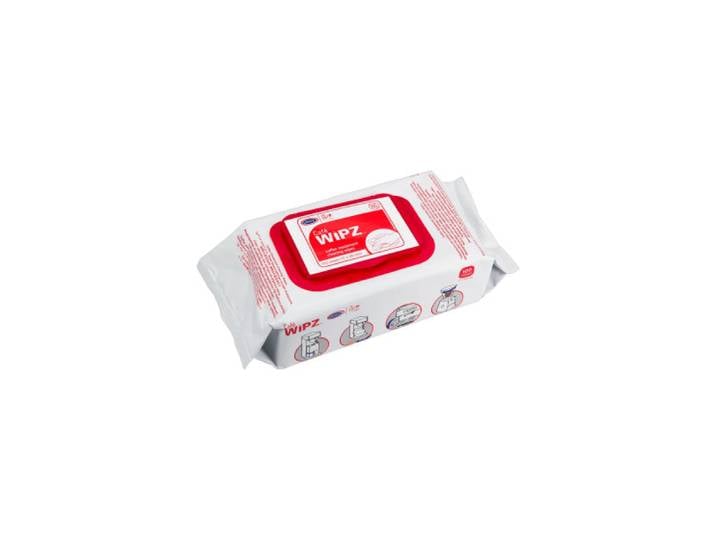Lingettes nettoyantes pour équipement de café Urnex Cafe Wipz, 100 pièces.