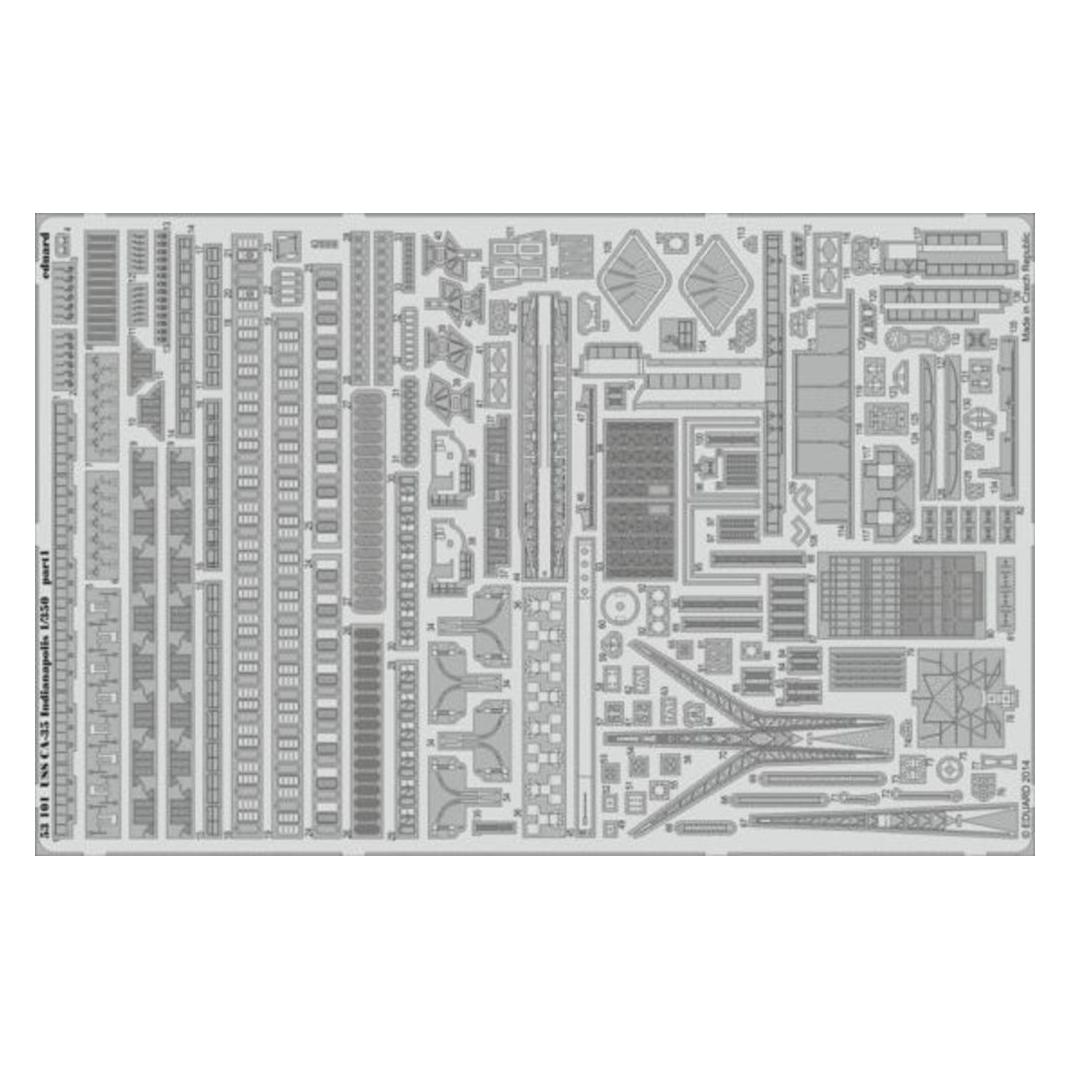 Eduard USS CA-35 Indianapolis for Academy (53101)