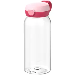 Mepal Campus Kinder-Trinkflasche mit Klappdeckel auslaufsicher 600 ml Cool pink
