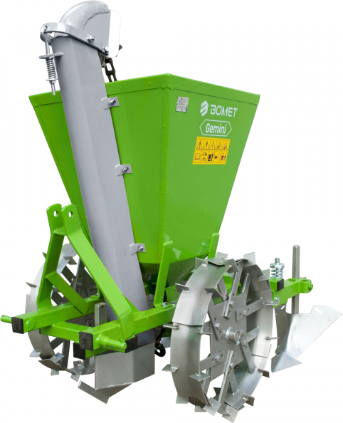 Bomet Gemini - Kartoffellegemaschine einreihig - Verstellbare Metallräder