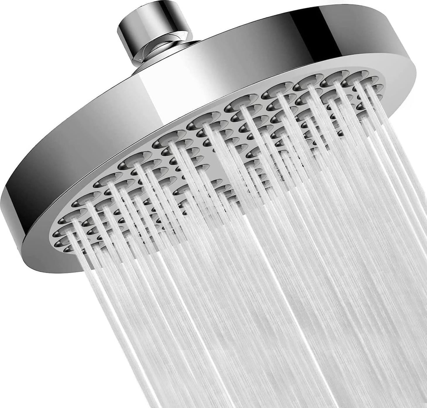 oCreon Waterbesparende regendouche met anti-kalksproeiers, 15 cm