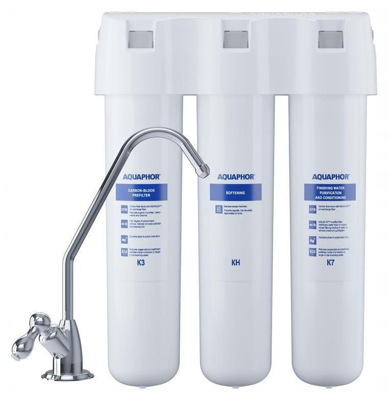 Aquaphor Kryształ H waterfilter voor de keuken met 3 filterpatronen voor 6000 liter