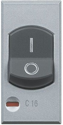 BTicino Axolute Hc4301/16 - Interruttore Magnetotermico 1p+n 16a 3ka 1 Modulo