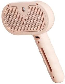 Uplift Picks Pet Steam Brush For Cat And Dog Hair Removal pink