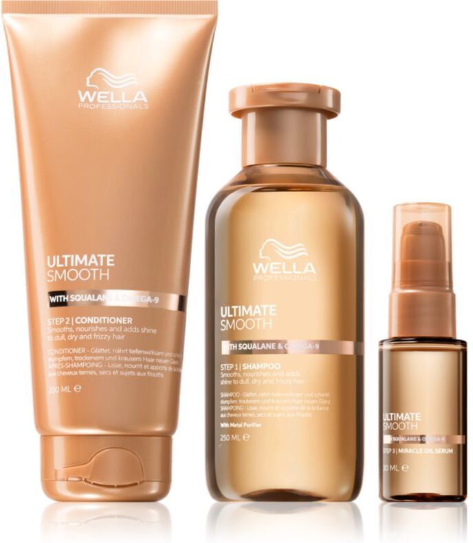 Wella Professionals Ultimate Smooth Economy Pack for shiny and soft hair