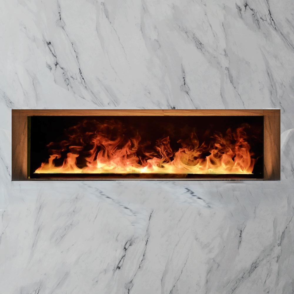 Kamin-Einsätze mit Dampffunktion, ElectricSun MISTique, klein, LED, 8 Farben, mit App-Steuerung, mit Soundeffekten, 60 cm