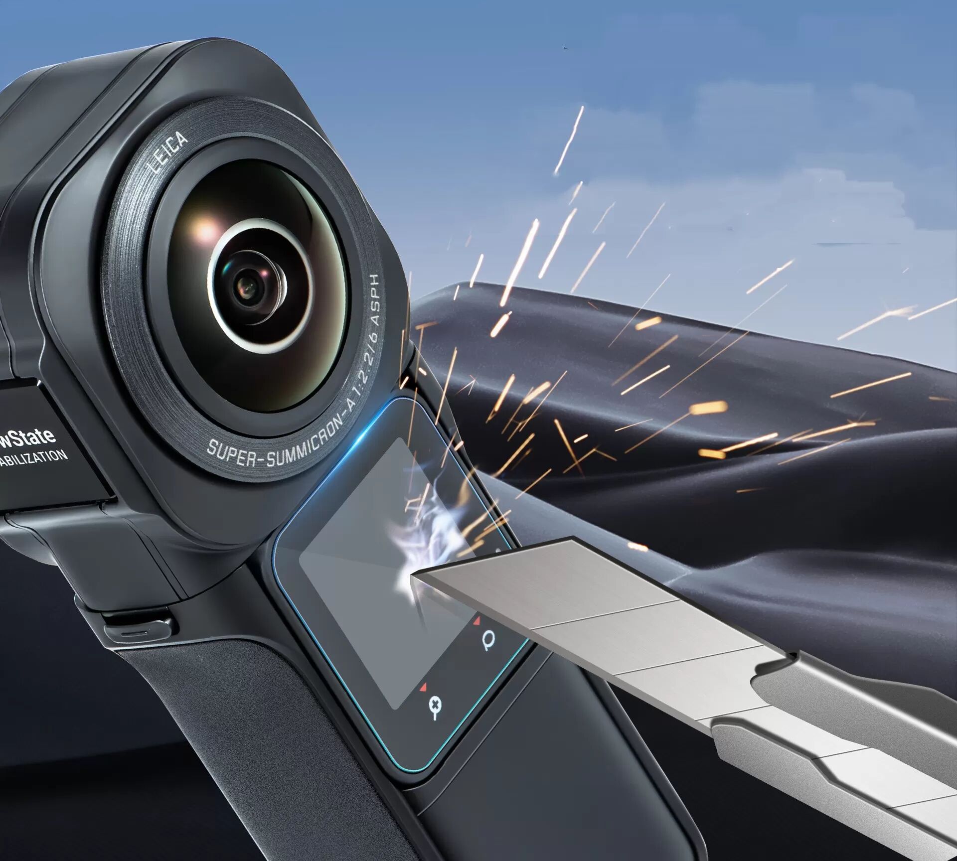 INF Displayschutzfolie für Insta 360 One RS im 2er-Pack