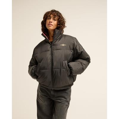 Steppjacke BILLABONG "COZY PUFFER", Damen, Gr. L, schwarz (curry), Obermaterial: 100% Polyester. Futter: 100% Polyester. Wattierung: 100% Polyester, Jacken Steppjacke, sportliche Steppjacke, aus Polyester, mit Wende-Funktion