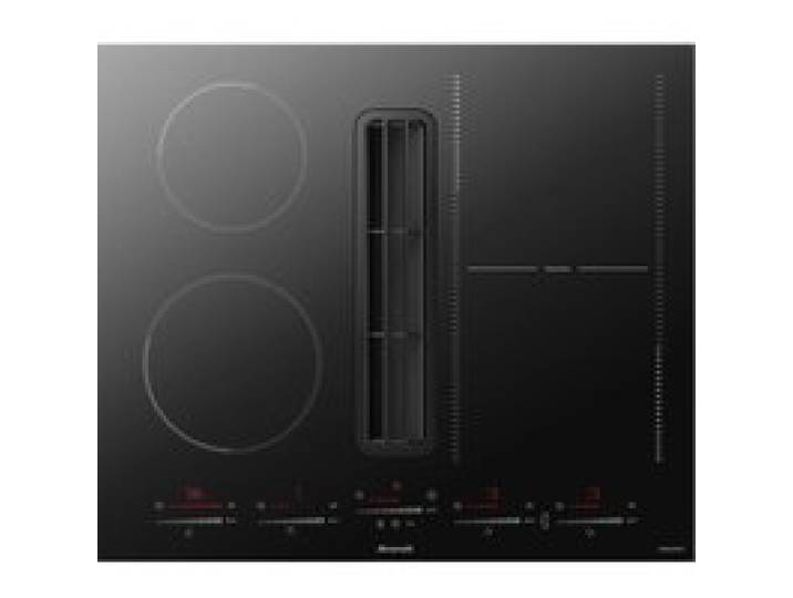 Plaque à induction avec hotte intégrée - Brandt - BPI5602BH - DuoZone Flexible - Commandes par curseurs individuels