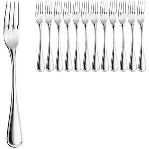 HEPP Menügabel Contour, 20,5 cm, Edelstahl 18/10, silber poliert, 12 Stück