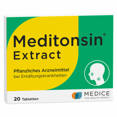 MEDICE Arzneimittel Pütter GmbH&Co.KG MEDITONSIN Extract pflanzliche Erkältungstabletten 20 St 19846900