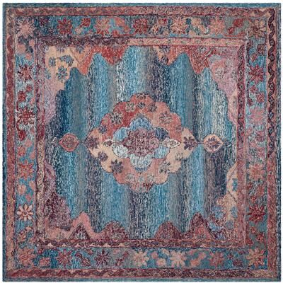 SAFAVIEH Handmade Distressed Vintage Boho Oushak Reinette Oriental Polyester Rug