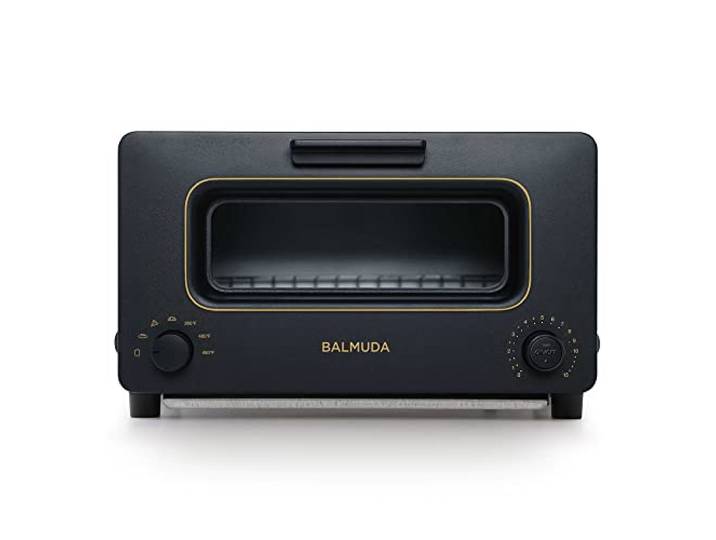 BALMUDA The Toaster Dampfofen-Toaster Kompakte Größe 35,8 cm B x 32 cm T x 20,8 cm H 5 Kochmodi: Sandwichbrot, Handwerksbrot, Pizza & Gebäck, Ofen Backform enthalten US-Version Schwarz