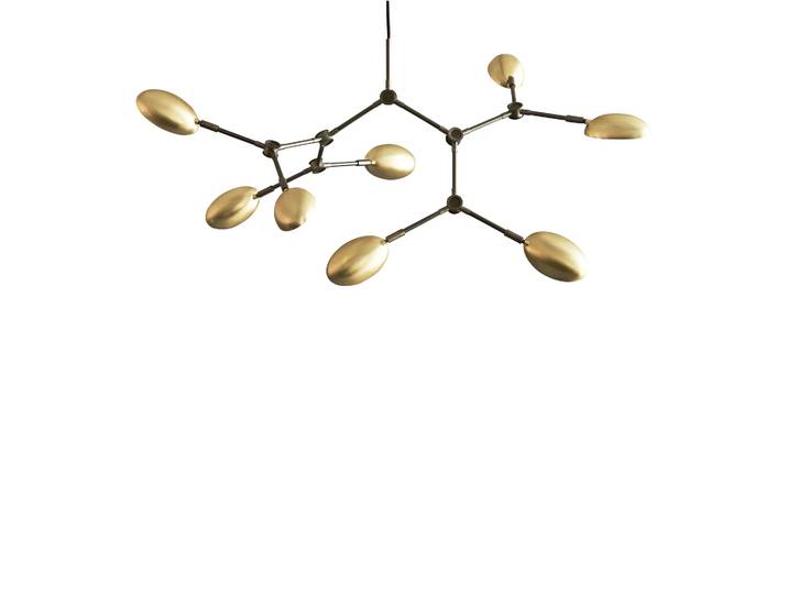 101 Copenhagen Lustre Drop Chandelier mini Laiton