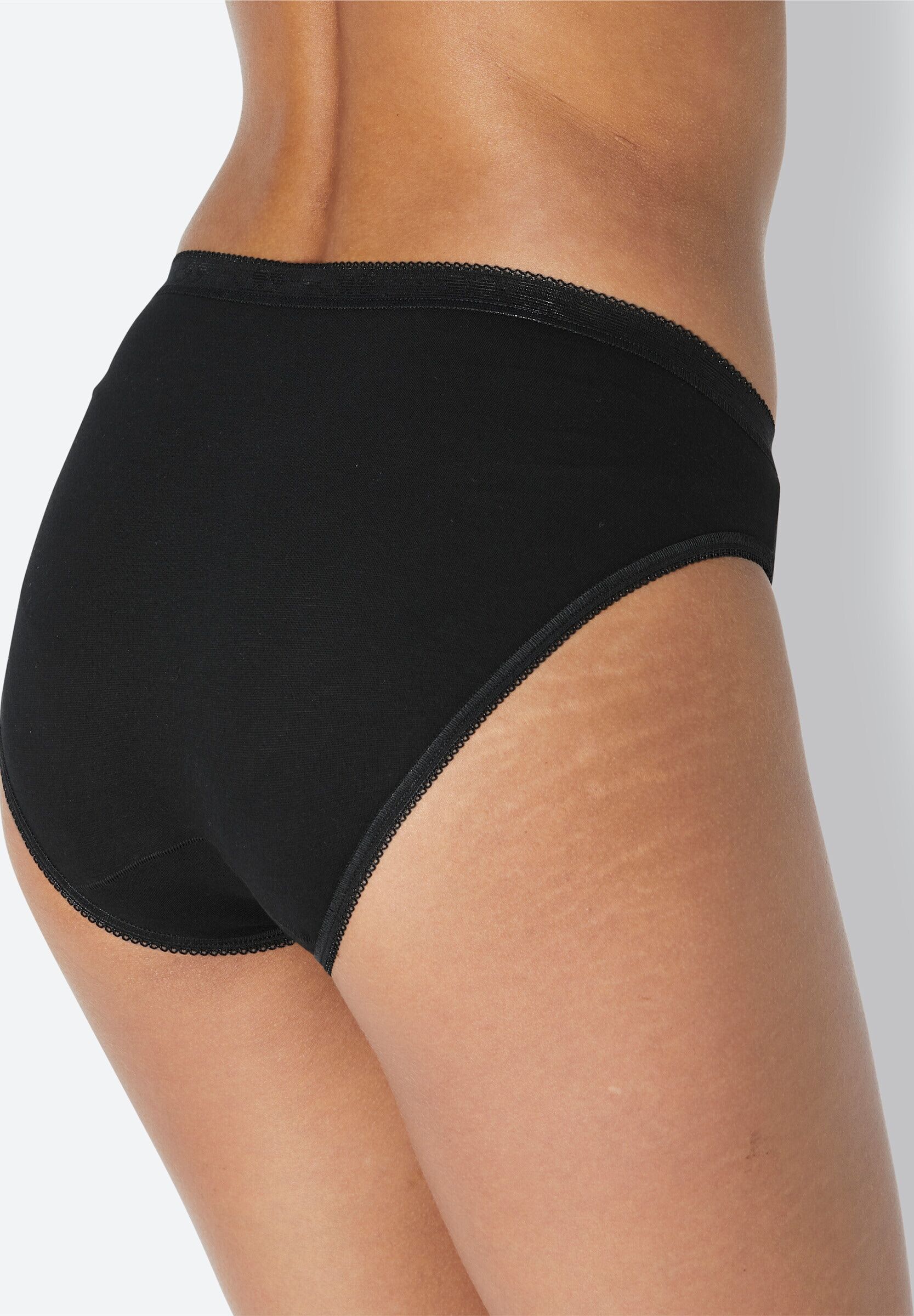 Slip SLOGGI "Jazzpants Jazzpants mit flachen Nähten 3 Stück", Damen, Gr. 46, 3 Stk., schwarz, Unterhosen Slip