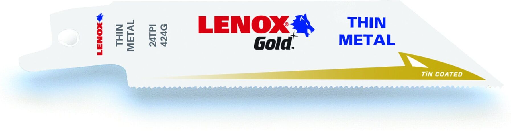 LENOX TiN-Säbelsägeblatt für Gips und Trockenbau 102 x 19 x 0,9mm (21071424GR)