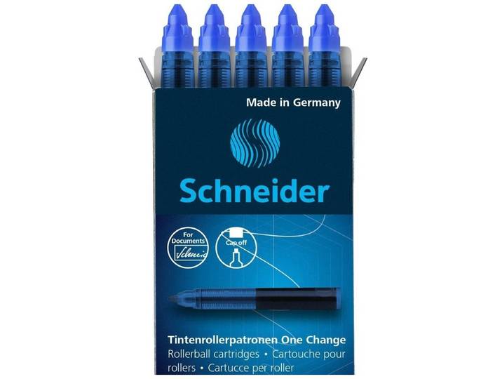 Schneider Rollerpatronen One Change 5St blau