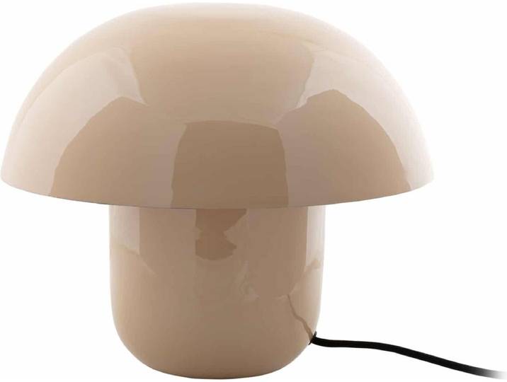 Leitmotiv Tafellamp Fat Mushroom - Bruin - 29x29x25cm - Scandinavisch