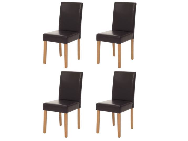 ESSZIMMERSTUHL Braun 4er-Set