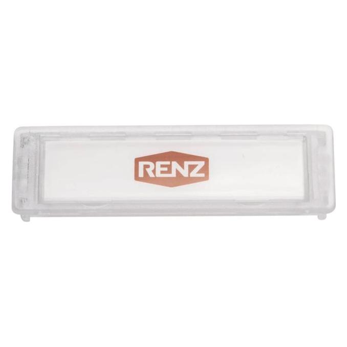 Renz Namensschild 92 97-9-82016 75x22mm transparent (97-9-82016-0000-Renz-)