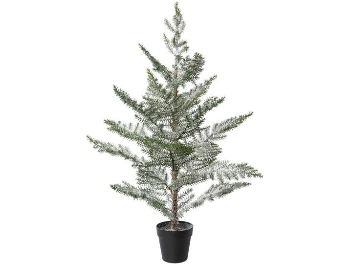 Künstlicher Weihnachtsbaum CREATIV DECO Weihnachtsdeko, künstlicher Christbaum, Tannenbaum , grün, H:100cm, Kunststoff, Weihnachtsbäume, Künstlicher Weihnachtsbaum, Im Topf; Beschneite Optik
